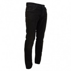 Jeans casual da uomo in velluto a coste di cotone grigio - IT48 - M