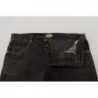 Jeans casual da uomo in velluto a coste di cotone grigio - IT48 - M