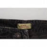 Jeans casual da uomo in velluto a coste di cotone grigio - IT48 - M