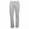 Jeans denim da uomo dal taglio dritto in cotone avorio - IT52 - L