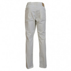 Jeans denim da uomo dal taglio dritto in cotone avorio - IT52 - L