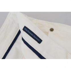 Jeans denim da uomo dal taglio dritto in cotone avorio - IT52 - L