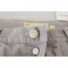 Jeans casual denim casual orlo piegato vestibilità dritta cotone gr