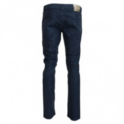Jeans casual denim da uomo slim fit affusolati cotone blu - IT48 - M