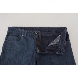 Jeans casual denim da uomo slim fit affusolati cotone blu - IT48 - M