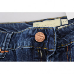 Jeans casual denim da uomo slim fit affusolati cotone blu - IT48 - M