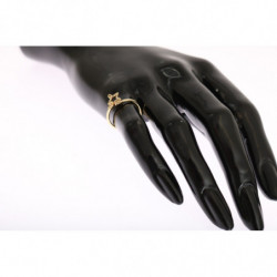 Anello stella autentico in oro 925 argento - EU54 - US7