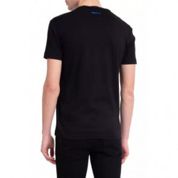 Maglietta in cotone nero - XL