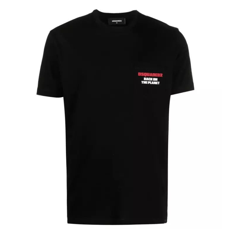 Maglietta in cotone nero - S