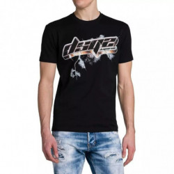 Maglietta in cotone nero - S