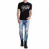 Maglietta in cotone nero - S