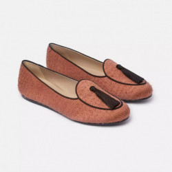 Scarpa bassa in velluto arancione - EU36.5/US6.5
