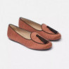 Scarpa bassa in velluto arancione - EU36.5/US6.5