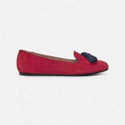 Scarpa piatta in pelle...