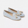 Ballerina in cotone azzurro - EU37/US7