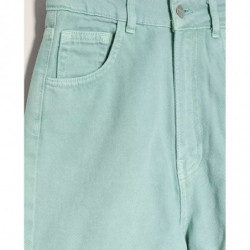 Pantaloncini in cotone verde - S