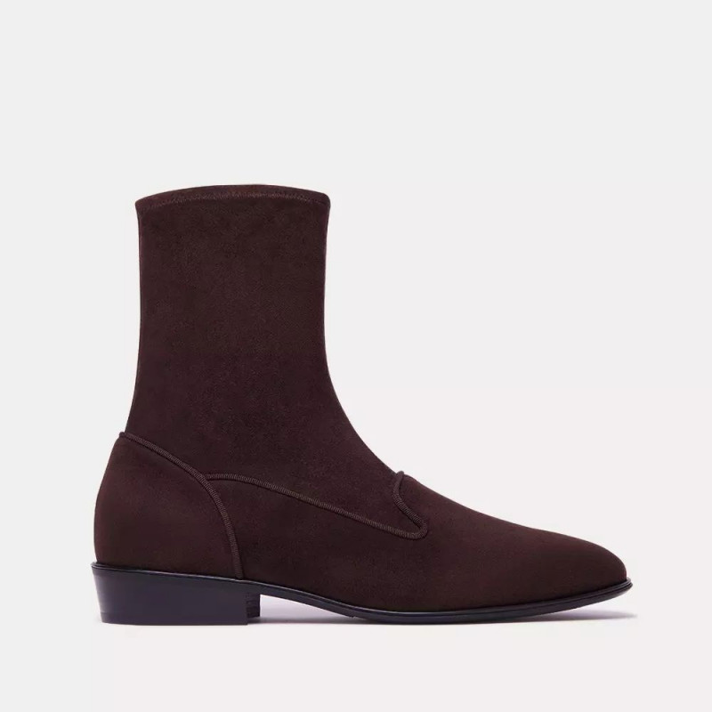 Stivale in pelle marrone - EU40/US7