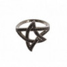 Anello da donna in argento 925 rodiato nero CZ - EU52 - US6