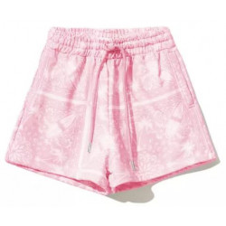 Pantaloncini in cotone rosa...