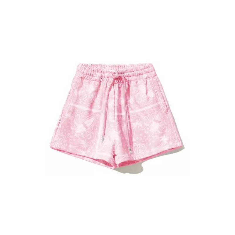 Pantaloncini in cotone rosa - S