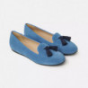 Scarpa bassa in pelle azzurra - EU38.5/US8.5