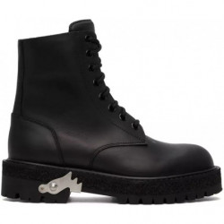 Stivale in pelle nera -...