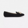Scarpa piatta in pelle nera - EU41/US11