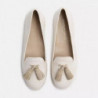 Scarpa bassa in seta beige - EU36.5/US6.5