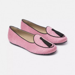 Scarpa bassa in velluto rosa - EU37/US7
