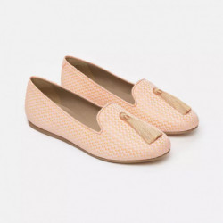 Scarpa piatta in pelle rosa - EU37/US7