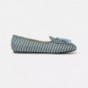 Scarpa bassa in pelle azzurra - EU36.5/US6.5