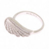 Anello argento 925 ali trasparenti da donna argento - EU52 - US6