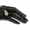 Anello argento 925 ali trasparenti da donna argento - EU52 - US6