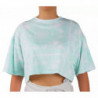 Top e maglietta in cotone verde - S