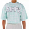 Top e maglietta in cotone verde - S