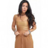 Top e T-shirt in poliammide marrone - S