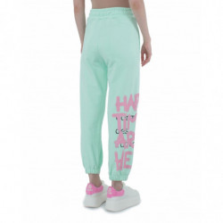 Jeans e pantaloni in cotone verde - S