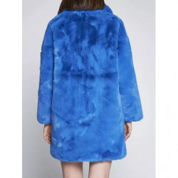 Giacche e cappotto in poliestere blu - S