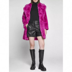Giacche e cappotto in poliestere rosa - L