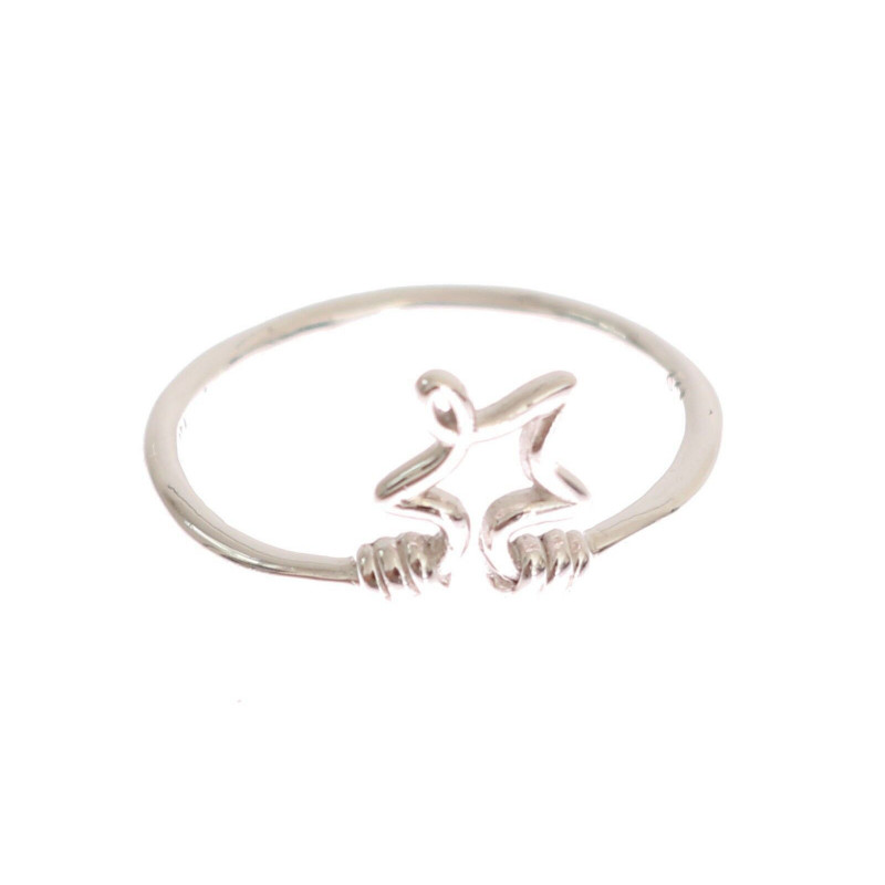 Anello autentico argento 925 stella da donna argento - EU54 - US7