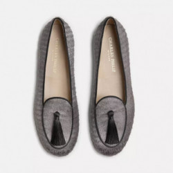 Scarpa bassa in velluto grigio - EU41/US11
