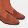 Stivale in pelle marrone - EU41/US11