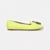 Scarpa piatta in pelle gialla - EU41/US11