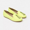 Scarpa piatta in pelle gialla - EU40/US10