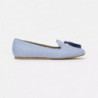 Scarpa bassa in pelle azzurra - EU36.5/US6.5