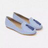 Scarpa bassa in pelle azzurra - EU36.5/US6.5