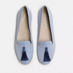 Scarpa bassa in pelle azzurra - EU36.5/US6.5