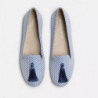 Scarpa bassa in pelle azzurra - EU36.5/US6.5
