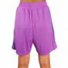 Pantaloncini in poliestere viola - S
