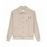Giacche e cappotto in poliestere beige - L